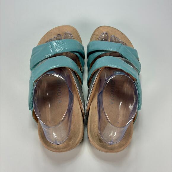 Vionic Hadley Adjustable Blue & Silver Comfort Sandals Women's Size 7.5 - Picture 7 of 10